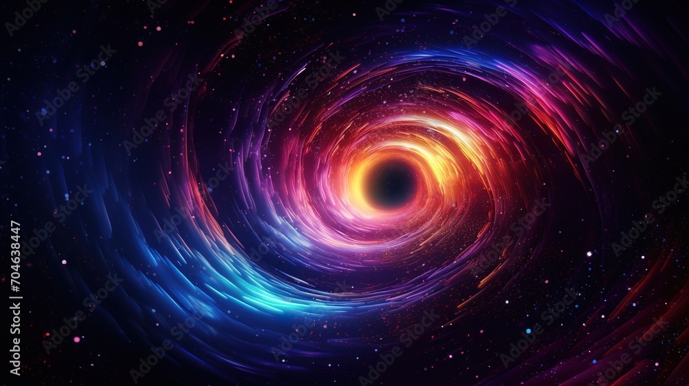 black hole, illustration of a multicolored singularity in outer space abstract fictional bright cosmic background black hole, illustration of a multicolored singularity in outer space abstract fictional bright cosmic background