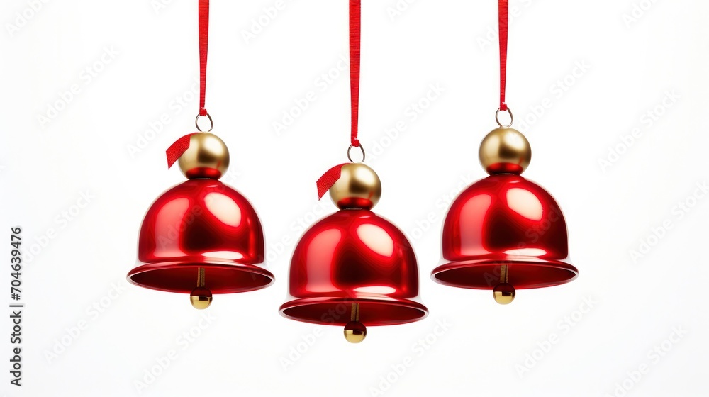 Obraz premium Jingle bells, isolated white background.