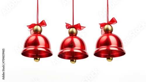 Jingle bells, isolated white background. photo