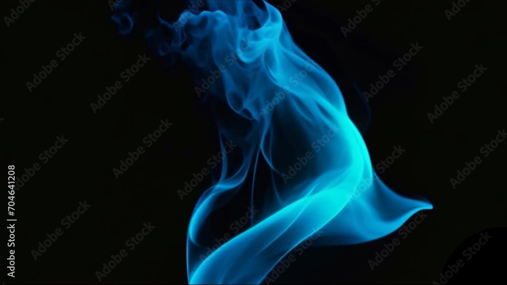 swirling abstract blue smoke effect isolated on black background with elegant shapes and magical appearance. Digital drawing with colored white cloudiness, steam, mist, fog or smog swirling abstract blue smoke effect isolated on black background with elegant shapes and magical appearance. Digital drawing with colored white cloudiness, steam, mist, fog or smog