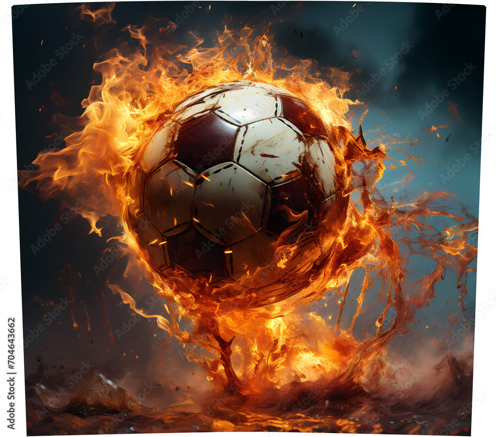 Fiery Soccer Ball Tumbler Wraps for 20 oz bottle Fiery Soccer Ball Tumbler Wraps for 20 oz bottle