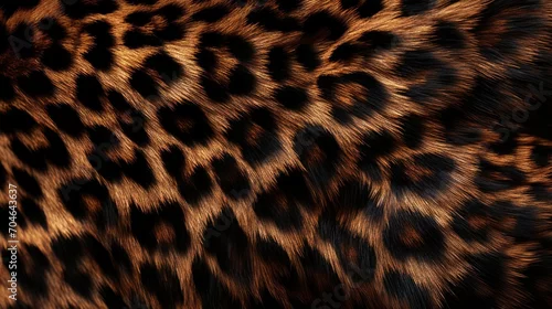 Obraz Trendy leopard fur texture. Golden fur and black spots. Natural animal furry background. Concept is Softness, Comfort and Luxury. Can be used as Backdrop, Fashion, Textile, Interior Design, Trendy