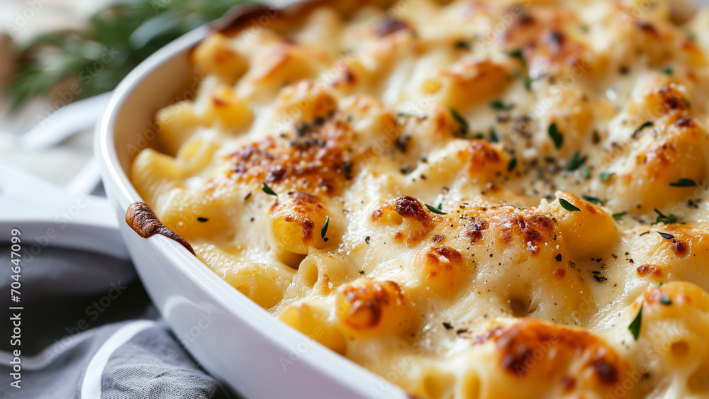 Delectable Cheese Oven Pasta