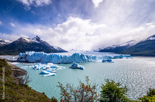 The imposing Perito Moreno glacier in Argentine Patagonia