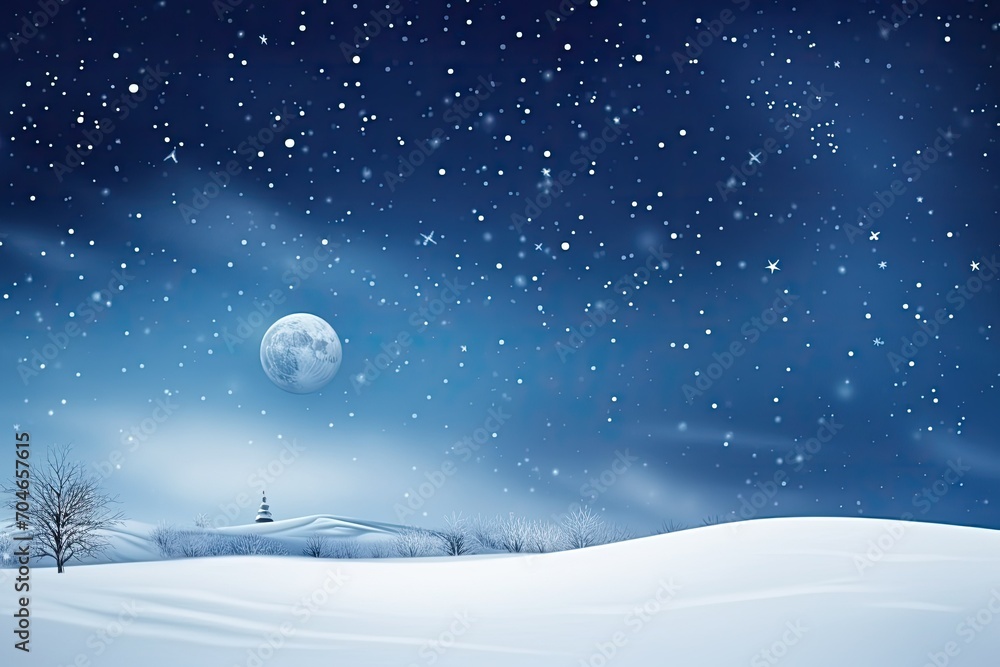 Fototapeta premium night landscape