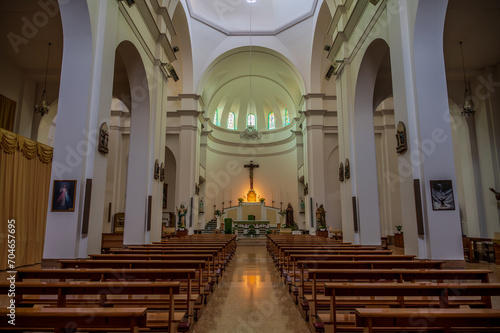 Canvas-taulu Palena, Abruzzo Church of San Falco and Sant'Antonino.