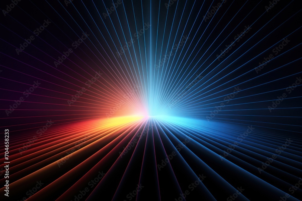 Fototapeta premium Abstract Colorful waves background for design and presentation