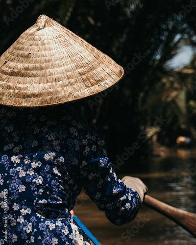 Boat on Mekong River