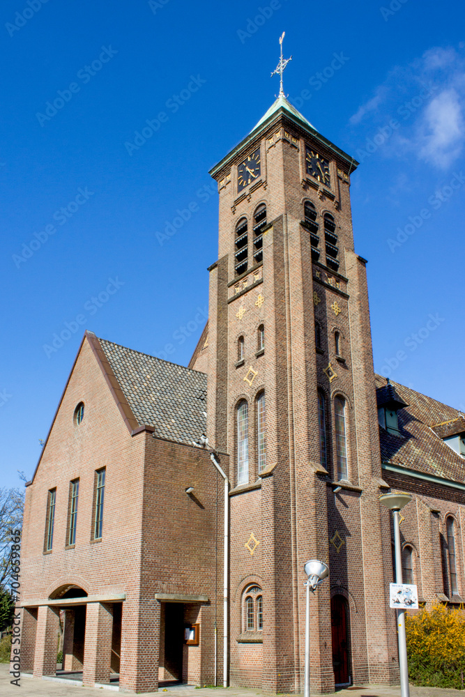 St. Jozefkerk in Noordwijk aan zee in the province of South Holland (Zuid-Holland) Netherlands (Nederland)