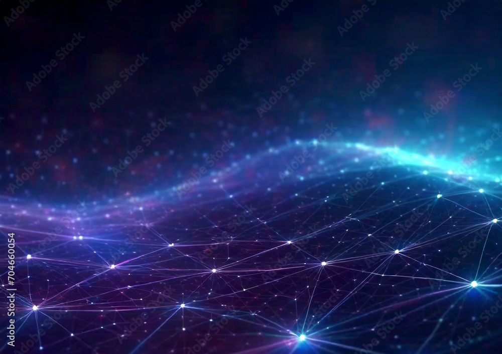 Abstract Background of Technology Particle, generative ai Abstract Background of Technology Particle, generative ai