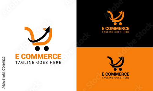 E Commerce logo, Marketing logo