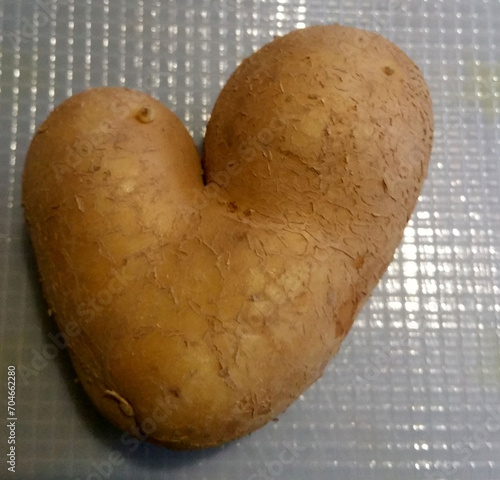 Kartoffel in Herzform