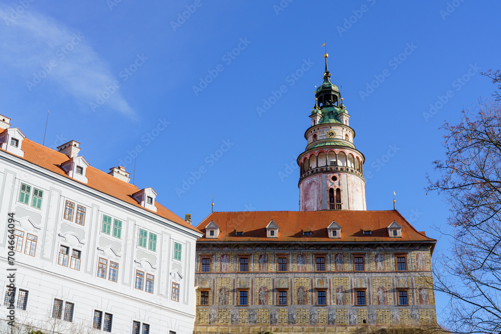 Obraz premium State castle and castle Cesky Krumlov 