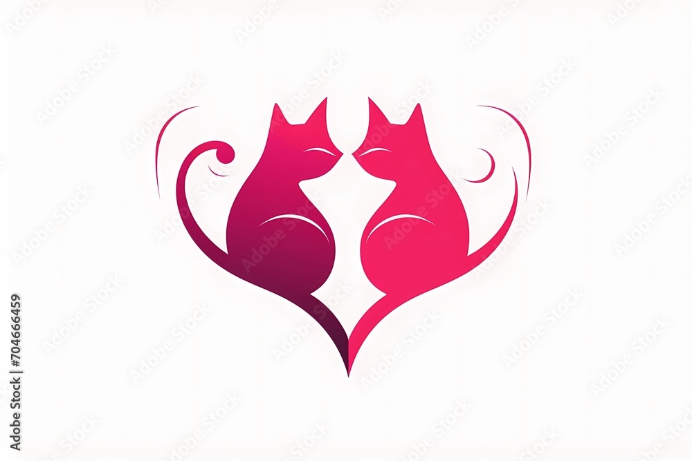a heart for Valentine's day, a romantic postcard template a heart for Valentine's day, a romantic postcard template
