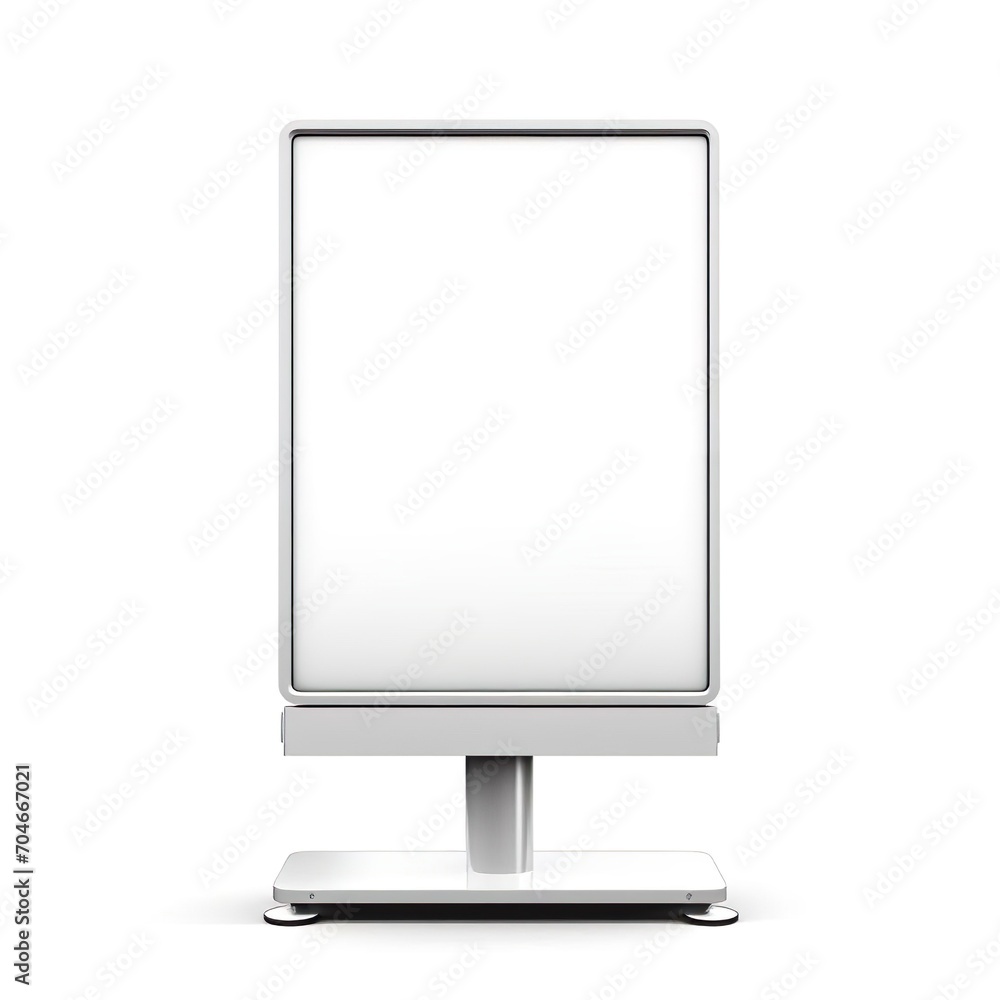 Empty digital advertising poster banner standy board mockup. Empty digital advertising poster banner standy board mockup.