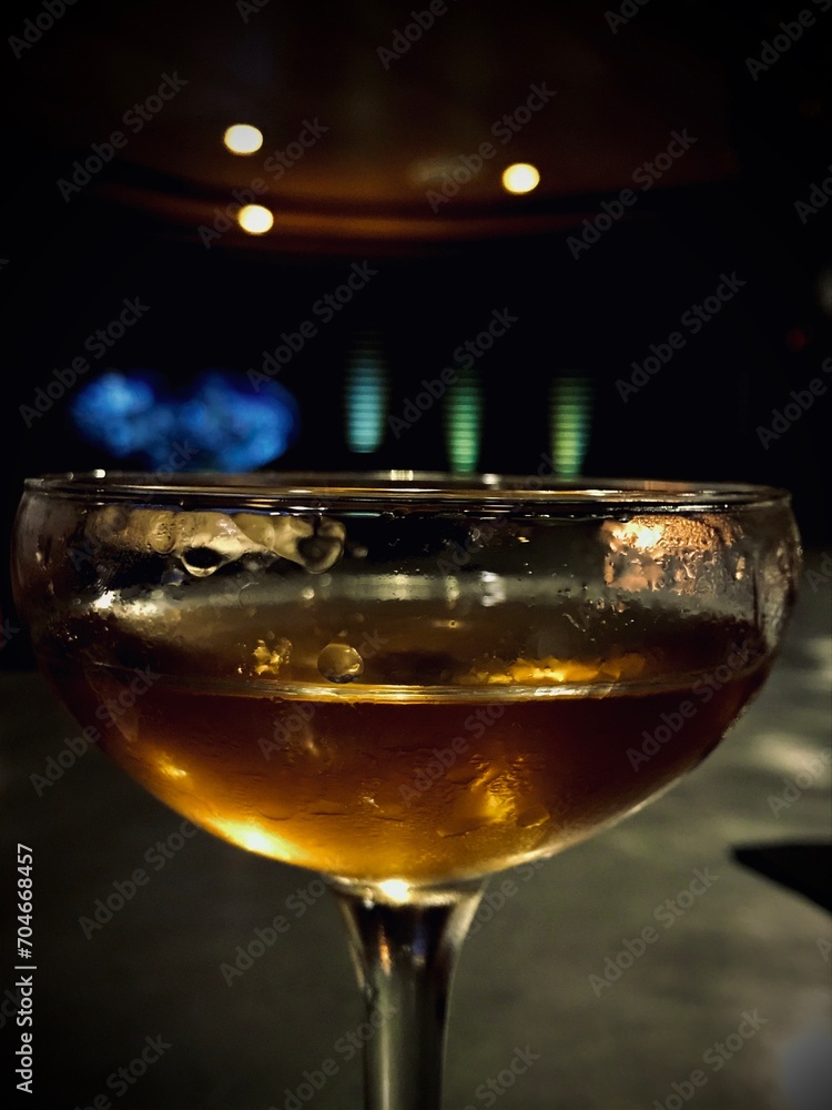 Golden Elixir: Cocktail Hour's Intimate Glow