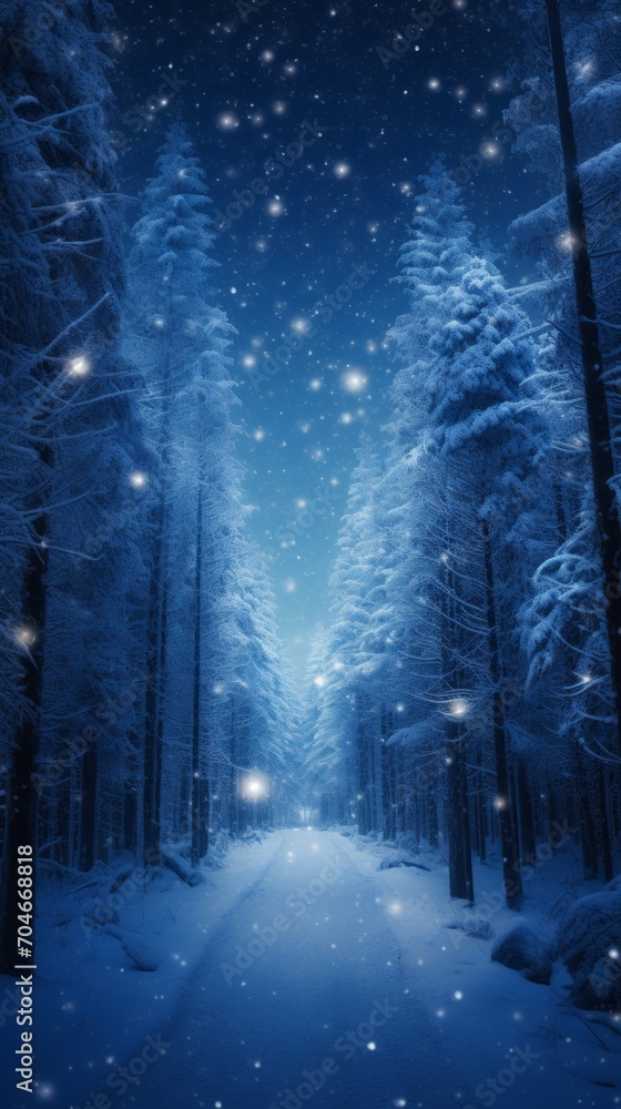 A Serene Winter Night