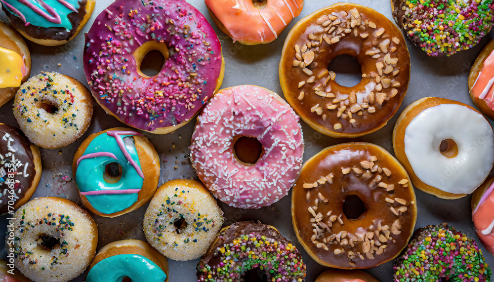 colorful donuts background colorful donuts background