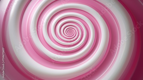 Pink and white swirl starting from the center of the image  ice cream  background
