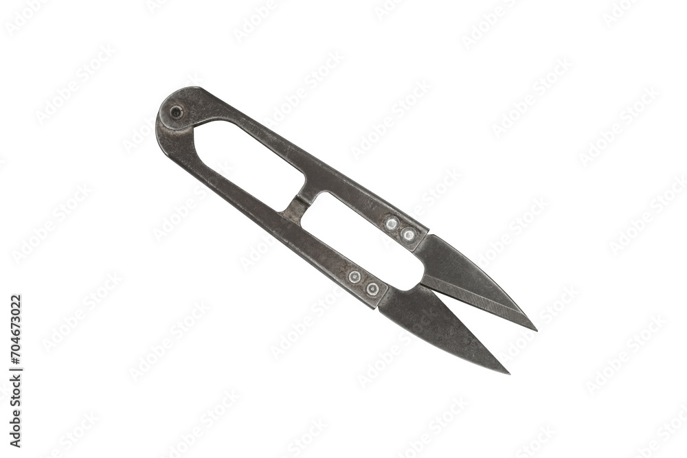 Sewing scissors isolated on transparent background. Sewing scissors isolated on transparent background.