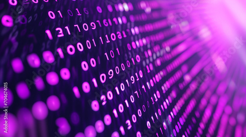 Computer Screen Displaying Number Data for Analysis and Calculation