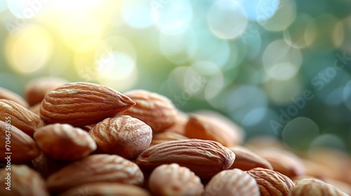 Almonds created with Generative AI Technology, ai, generative