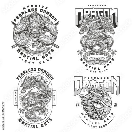 Asian martial arts set poster