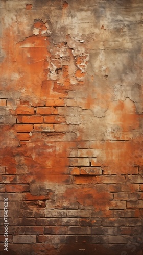 Colorful brick wall. Background for instagram story, vertical banner, smartphone screen background or greeting card