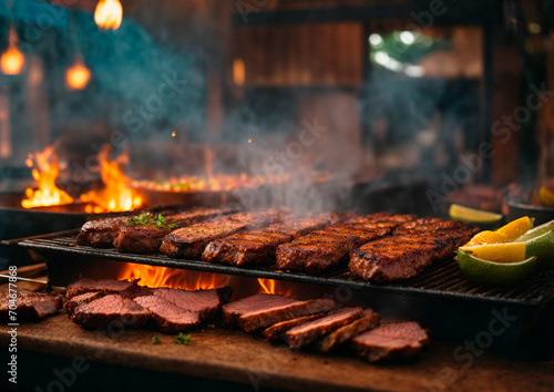 Sizzling Barbecue Delight: Meat Feast Extravaganza