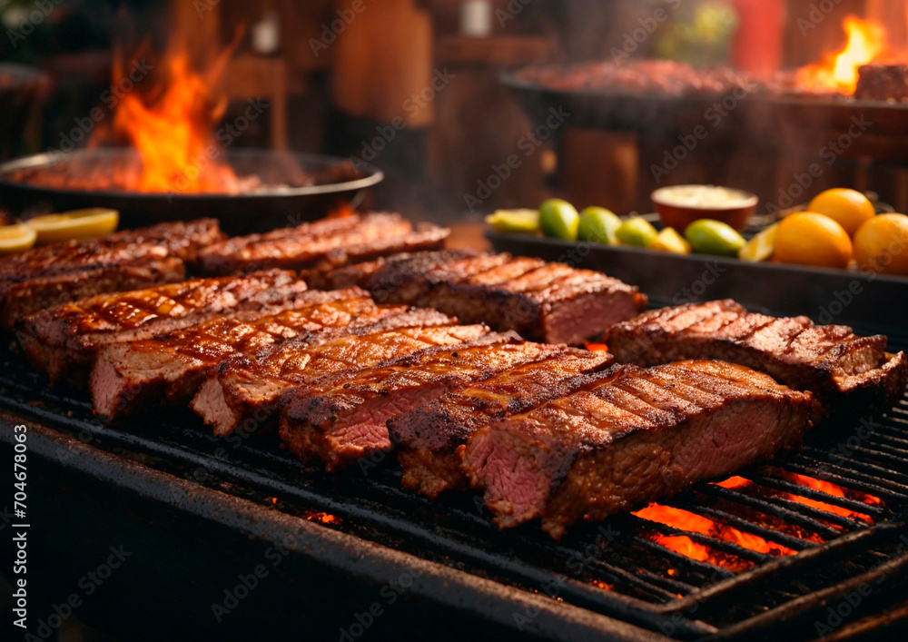 Sizzling Barbecue Delight: Meat Feast Extravaganza