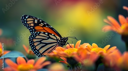Monarch Butterfly created with Generative AI Technology, ai, generative © Wildcat93