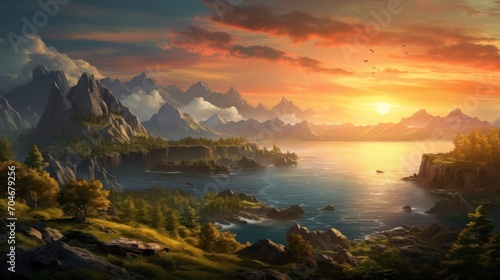 A beautiful, breathtaking land that hides its secrets game art