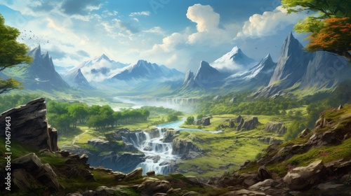 A beautiful, breathtaking land that hides its secrets game art © Damian Sobczyk