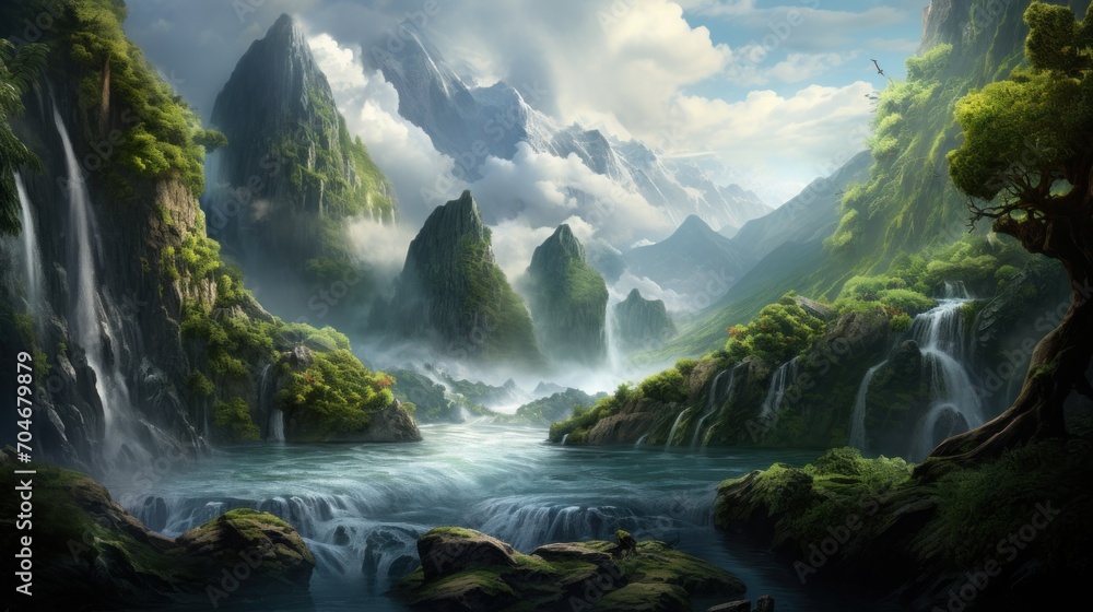 A beautiful, breathtaking land that hides its secrets game art