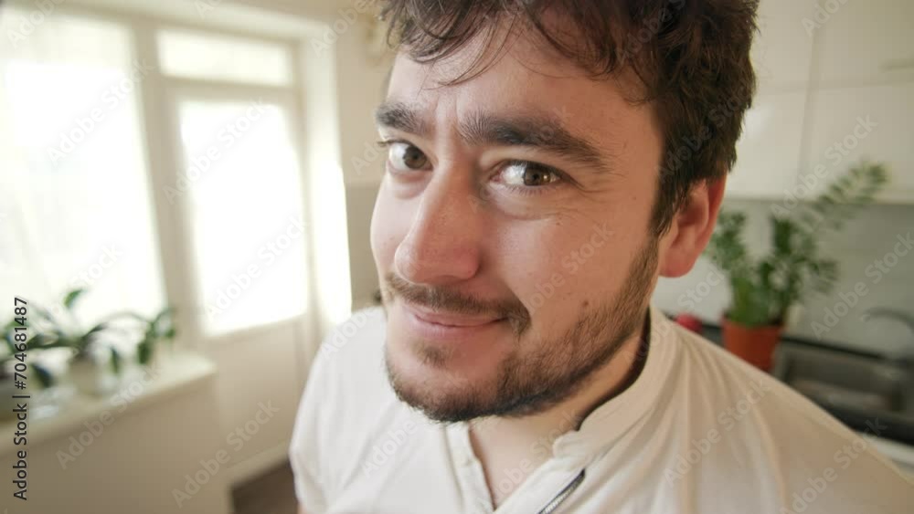 portrait of strangeness, as the subject stares at the camera with an enigmatic, looking at camera portrait of strangeness, as the subject stares at the camera with an enigmatic, looking at camera