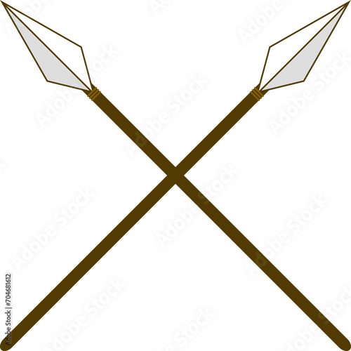 Hand Drawn Spear