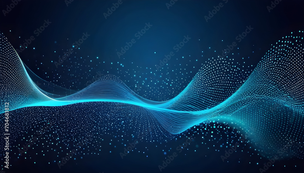 Abstract technology particles lines mesh background. Vector abstract graphic design banner pattern background web template. - obrazy, fototapety, plakaty 