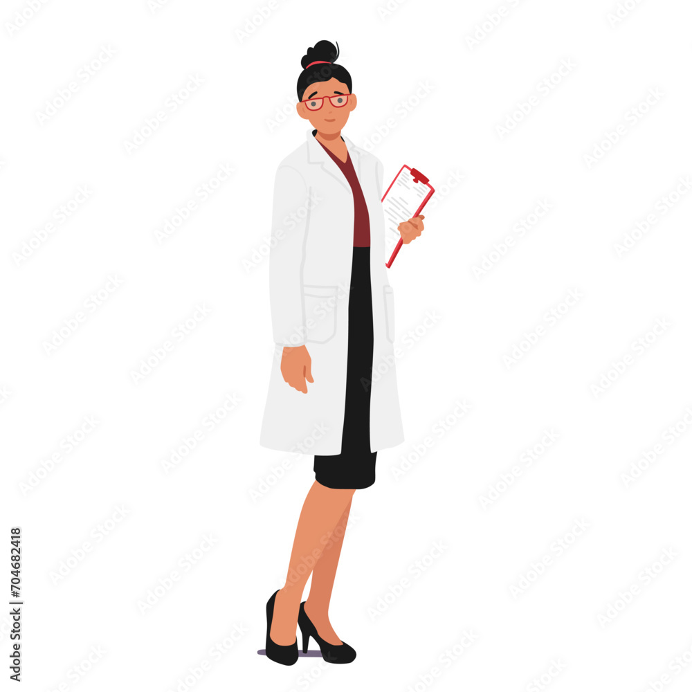 Knowledgeable Female Biology Teacher Character Passionately Imparts Scientific Wisdom, Fostering Curiosity, Vector Knowledgeable Female Biology Teacher Character Passionately Imparts Scientific Wisdom, Fostering Curiosity, Vector
