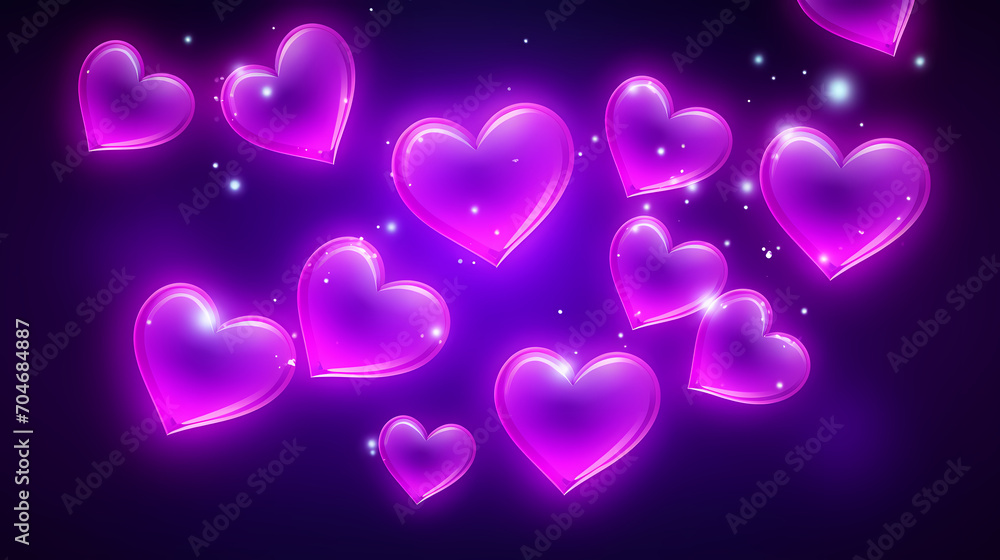 Valentine's Day hearts, Valentine's Day background, wedding background, blank copy space Valentine's Day hearts, Valentine's Day background, wedding background, blank copy space