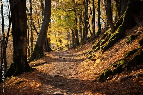 The Beauty of Autumn Forest