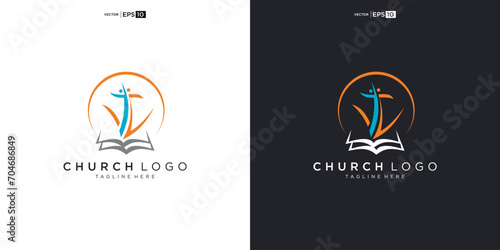 Church logo. Christian symbols. The Cross of Jesus