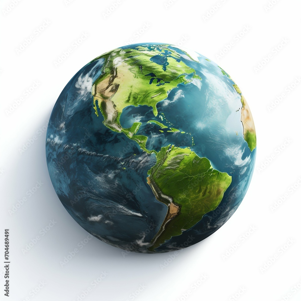 Our Planet Earth: A Beautiful View of Continents from Space. Generative ai Our Planet Earth: A Beautiful View of Continents from Space. Generative ai