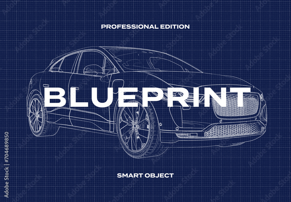 Blueprint Architecture Design 3D Photo Effect Paper Texture Template Blueprint Architecture Design 3D Photo Effect Paper Texture Template
