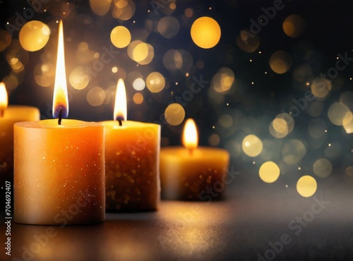Orange candles
