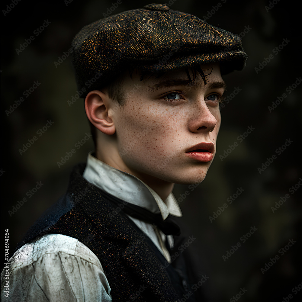 a very atmospheric portrait of a typical British young man in a classic suit and cap. London in cloudy weather. a very atmospheric portrait of a typical British young man in a classic suit and cap. London in cloudy weather.