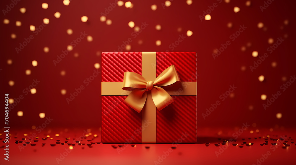 Obraz premium Holiday party background, New Year, birthday, celebration, Christmas background with blank copy space