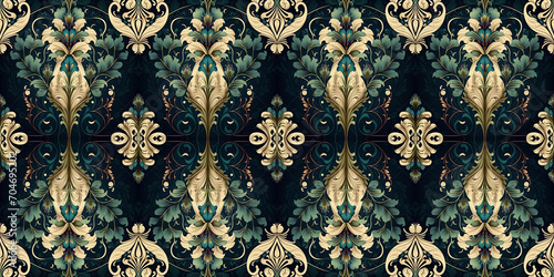 seamless floral vintage pattern © Kseniia Veledynska