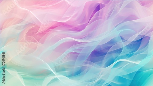  a blue, pink, and green abstract background with wavy lines on the left side of the image and a pink and blue background on the right side of the left side of the image.