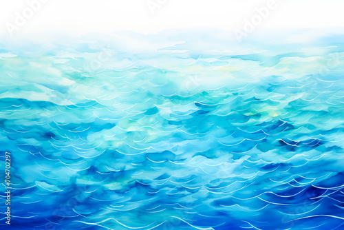 Abstract water ocean wave, blue, aqua, teal texture. Blue and white on top lake water wave web banner, river Graphic Resource, background ocean wave abstract. Art backdrop for copy space text by Vita