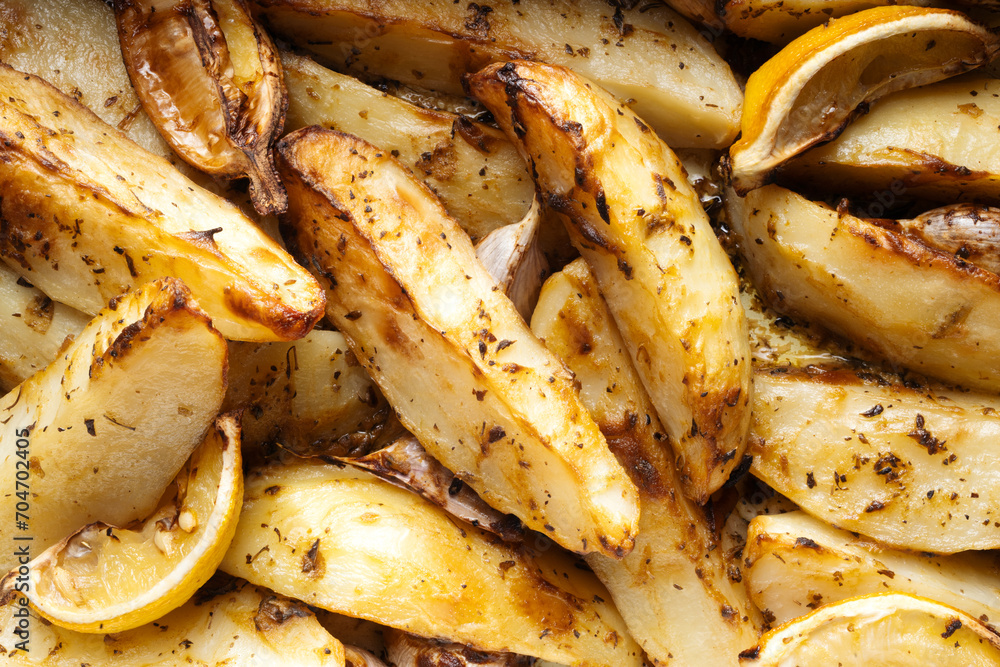roasted greek lemon potato